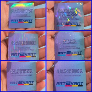 GPX Cold Laminating Film Photo Top Roll - Holographic Hologram Glitter Leather